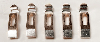 ट्राम नियंत्रकांसाठी वापरलेले चांदीचे संपर्क